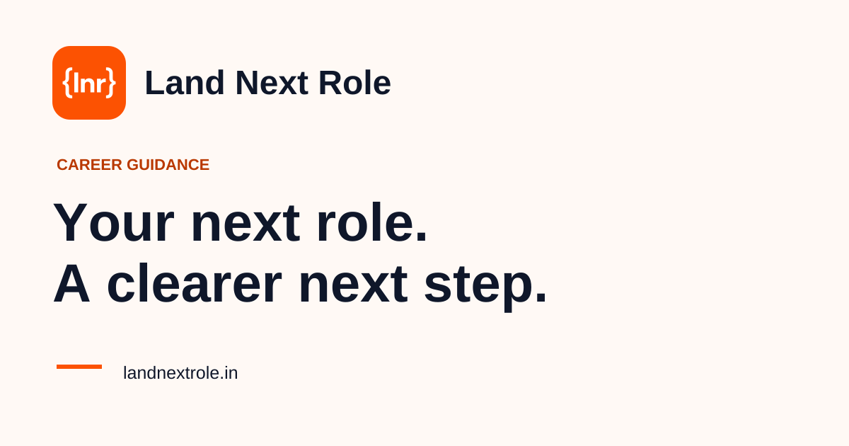 Land Next Role practical career guides